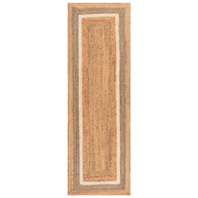 Natural Fiber Hand Woven Natural Area Rug 