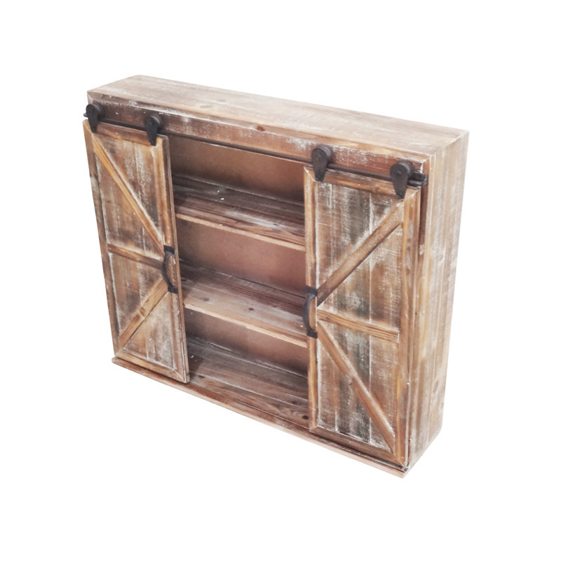 Mccollough 3 Piece Square Fir Accent Shelf