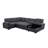 Upholstered Sectional Sleeper Sofa & Chaise-1997424629