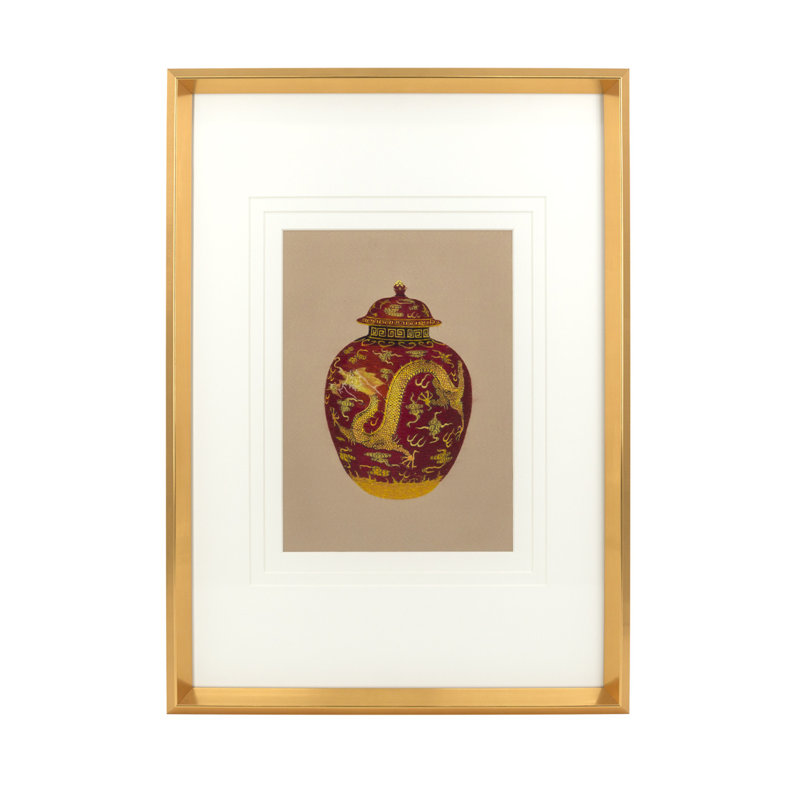 Diana Red Vessel - Single Picture Frame Art Prints
