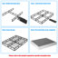 9" High Profile Metal Box Spring with Fabric Cover, Heavy Duty Mattress Foundation, Easy Assembly, Queen Size-281314720