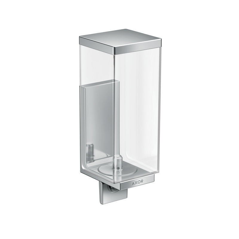 Universal Rectangular Soap Dispenser, Chrome