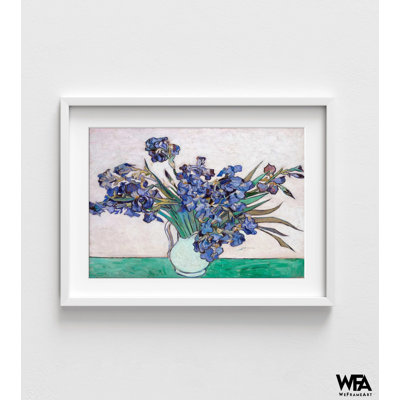 Irises By Vincent Van Gogh, Framed Van Gogh Oil Painting Print, Floral Wall Decor, Nature Wall Art, Van Gogh Flowers Print, Framed Wall Art