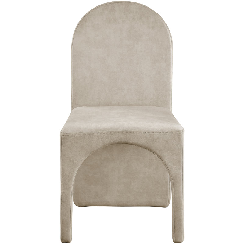 Carpathia 18.5'' H Velvet Upholstered Side Chair, Stone Velvet