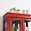 Armoire de rangement complexe avec tablette mobile - Fonction d'affichage cerise élégante et réglable