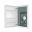Armoire à pharmacie 24 po x l 36 po à surface sans miroir, avec bords biseautés et porte à ouverture à droite