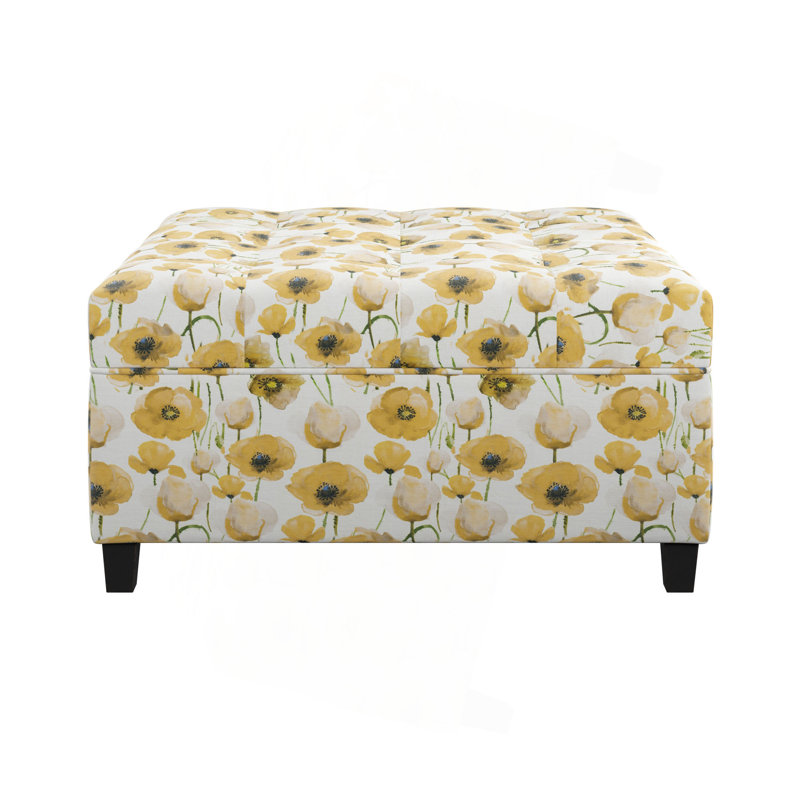 Repose-pieds avec rangement Golden Floral (SEULEMENT OTTOMAN)