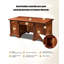 Bureau d'ordinateur en bois massif de style américain-870933556-870933558