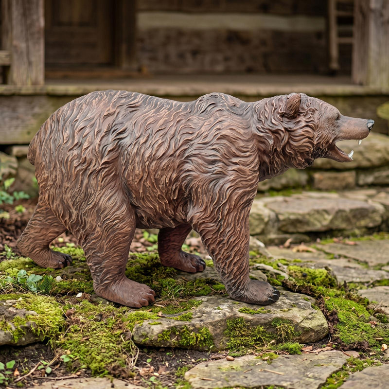 Statue de jardin ours à l’échelle Grand
