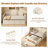 Wooden Daybed with Trundle and Storage Drawers-118019905