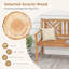 Banc de jardin en bois Irick