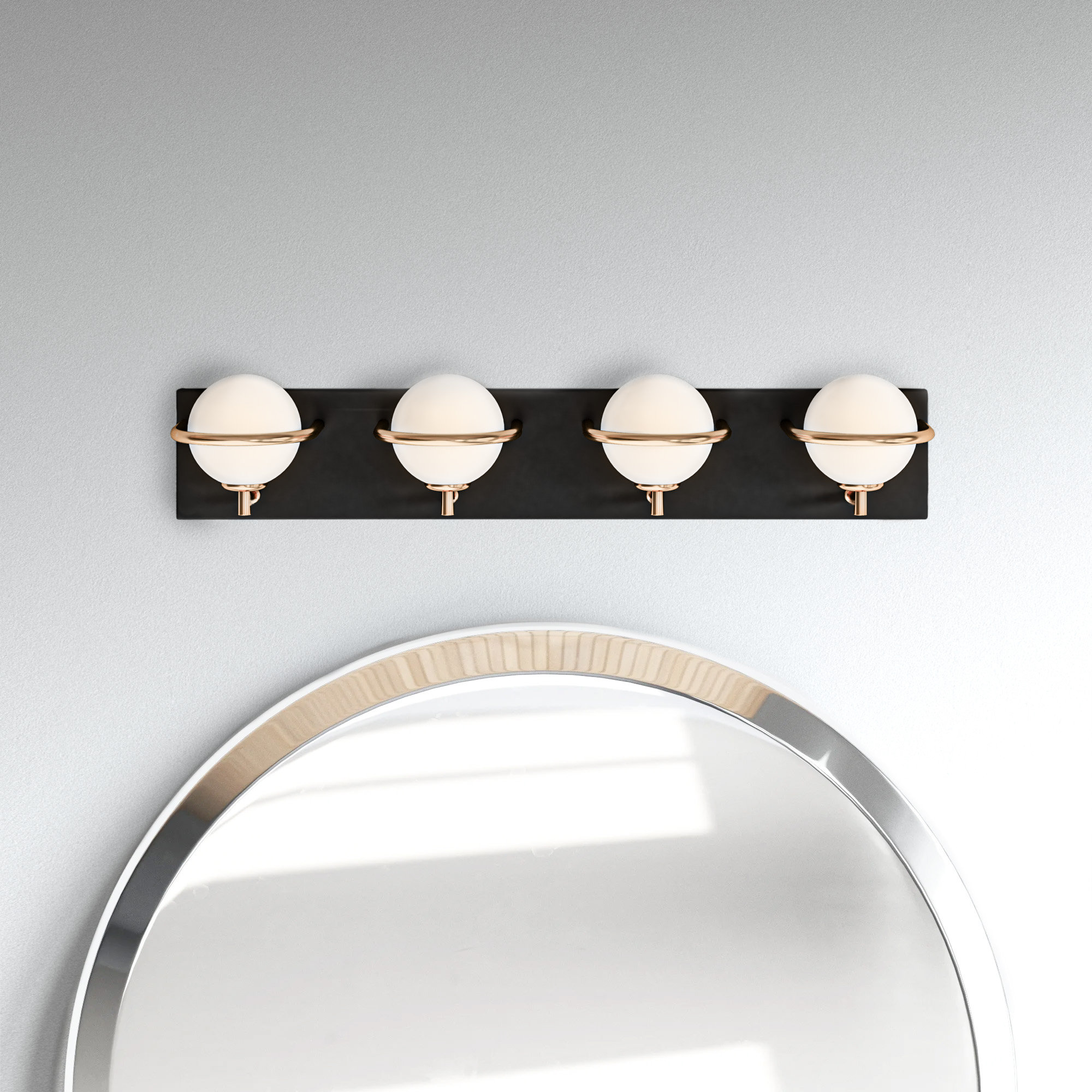 Bertram 4 Light Frosted Dimmable Vanity Light