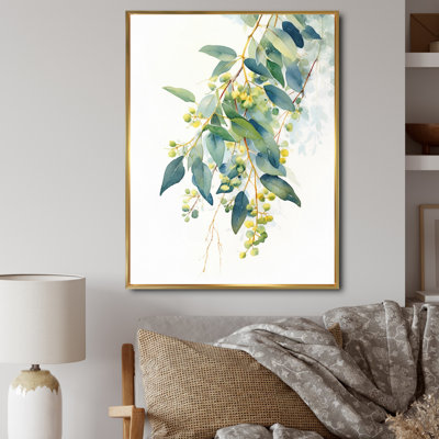 «Green Green Minimalisme Eucalyptus Essence IV» sur toile