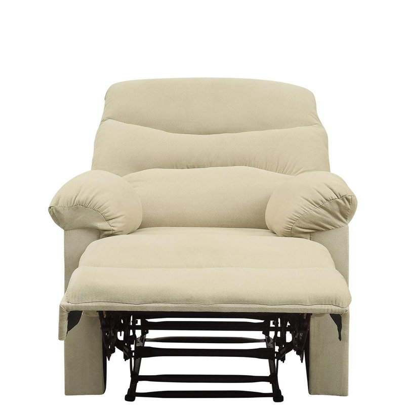 Fauteuil inclinable en microfibre, Beige