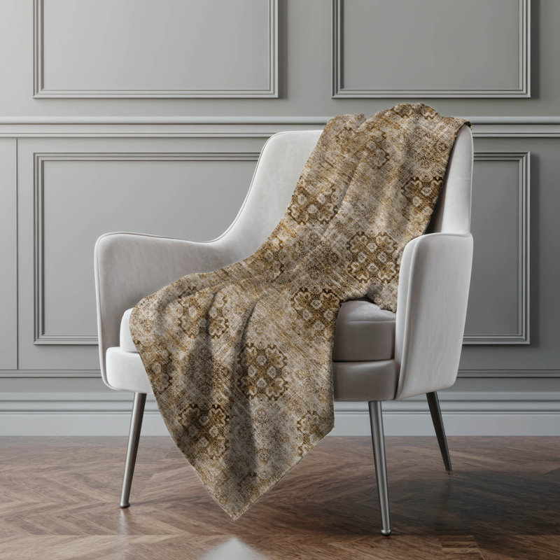 Jeté en sherpa Addison, Taupe