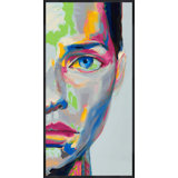 Neon Portrait B Painting by Samuel Kane