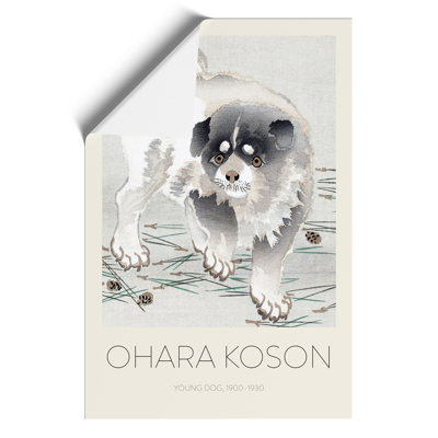 Young Dog Print by Ohara Koson - Frameless Print