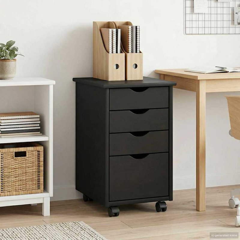 Solid Wood Rectangle Accent Chest, Grey