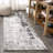 Storm Modern Abstract Gray/Cream Rug-325493361