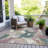 Machine Washable Indoor/Outdoor Xhevrie Mauve Rug-432042766