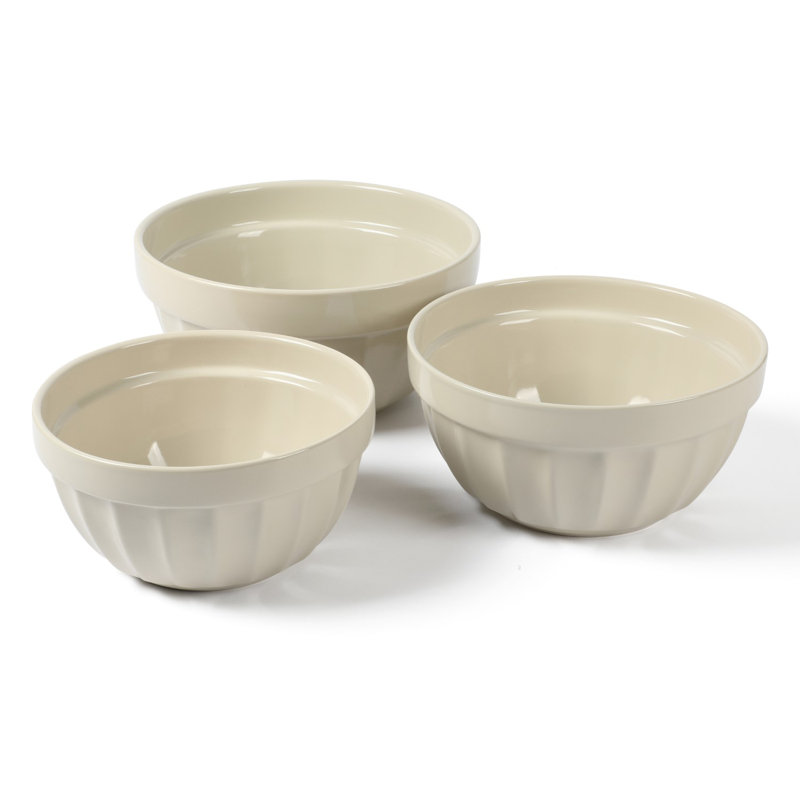 Ensemble de bols en grès 3 pièces 4 pte, 2,8 pte, 2,1 pte Martha Stewart Broadbrook