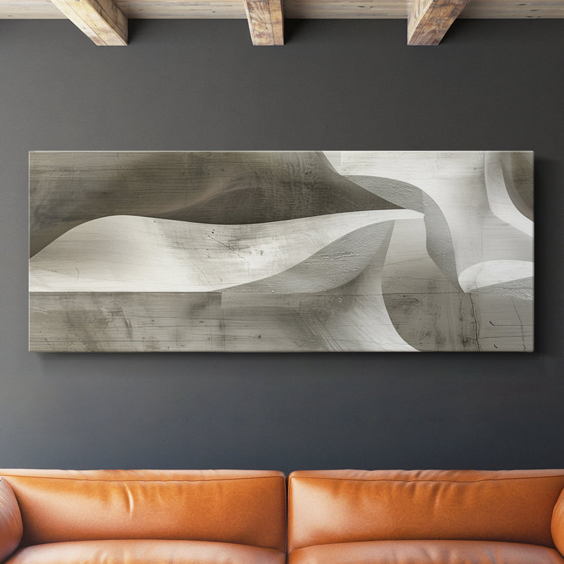 Abstract Series 4 #XCII-Wide Gallery Wrapped Canvas, 20" H x 50" W