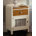 Distressed White/Brown