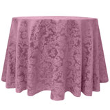 Miranda Solid Color Round Tablecloth