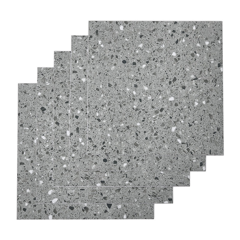 Silma 10Pcs Self Adhesive Flooring 30x30 cm PVC Tile in Grey