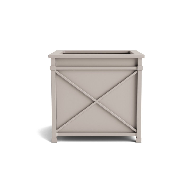 Venetian Metal Planter, Dove