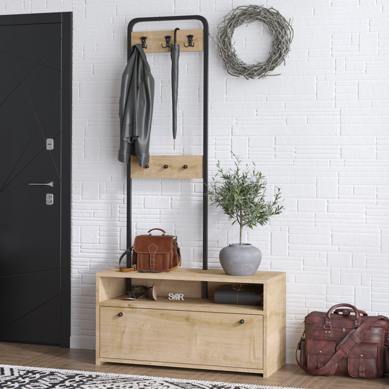 Hall Stand, Beige