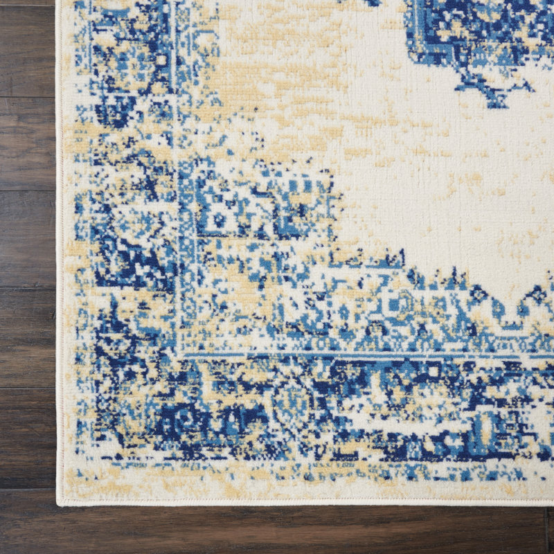 Tapis blanc Bo, Rectangle 3 pi 9 po x 5 pi 9 po