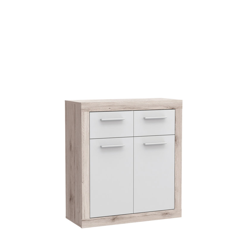 32.76'' W 2 - Drawer Dresser, Beige/White
