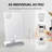 Touch XL Dimmable LED Makeup Mirror with Suction 5X Detachable Magnifying with 360 Degrees Swivels-54878506