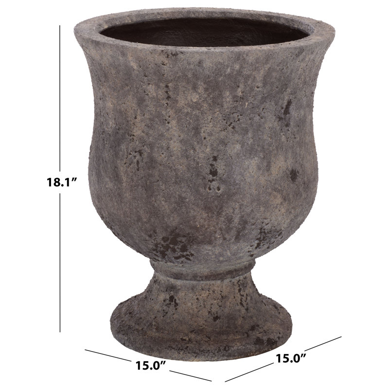 Remy Planter Pot, Antique Brown, 15 x 15 x 18.1