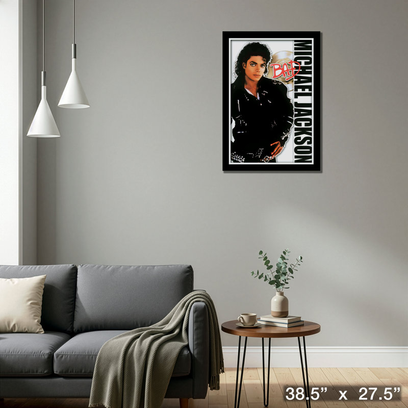 Jackson, M BAD Tribute, affiche encadrée