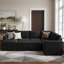 Canapé-lit modulaire coulissant avec repose-pieds Seybert-101956739
