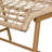 Bay Isle Home™ Outdoor Rattan Conversation Set with 2 Ottomans and 1 Square Coffee Side Table