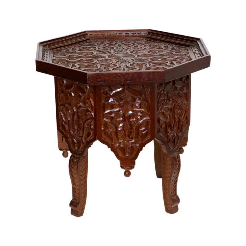 Table basse en bois à 4 pieds