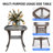 Two Swivel Chairs + A Side Table