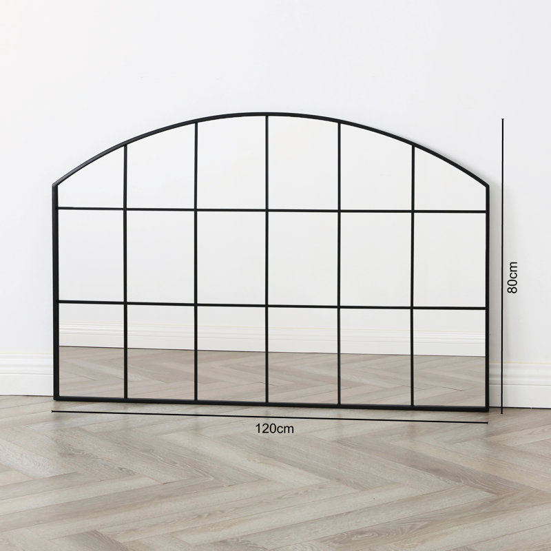 Naquasia Metal Arch Wall Mirror