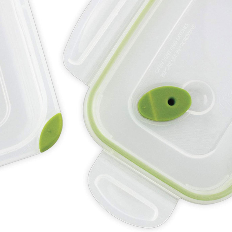 6 contenants pour aliments rectangulaires Ultra-Seal