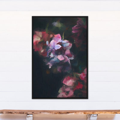 Fleurs foncées-reproduction d’art sur toile