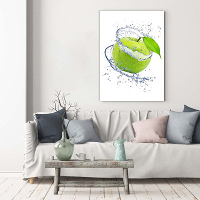 Green Apples - Wrapped Canvas Print