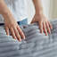 Velours côtelé gris en forme de U avec 2 coussins et deux repose-pieds pour se détendre-1384918449