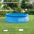 Plastic Round Inflatable Pool 30'' H x 96'' W x 96'' L