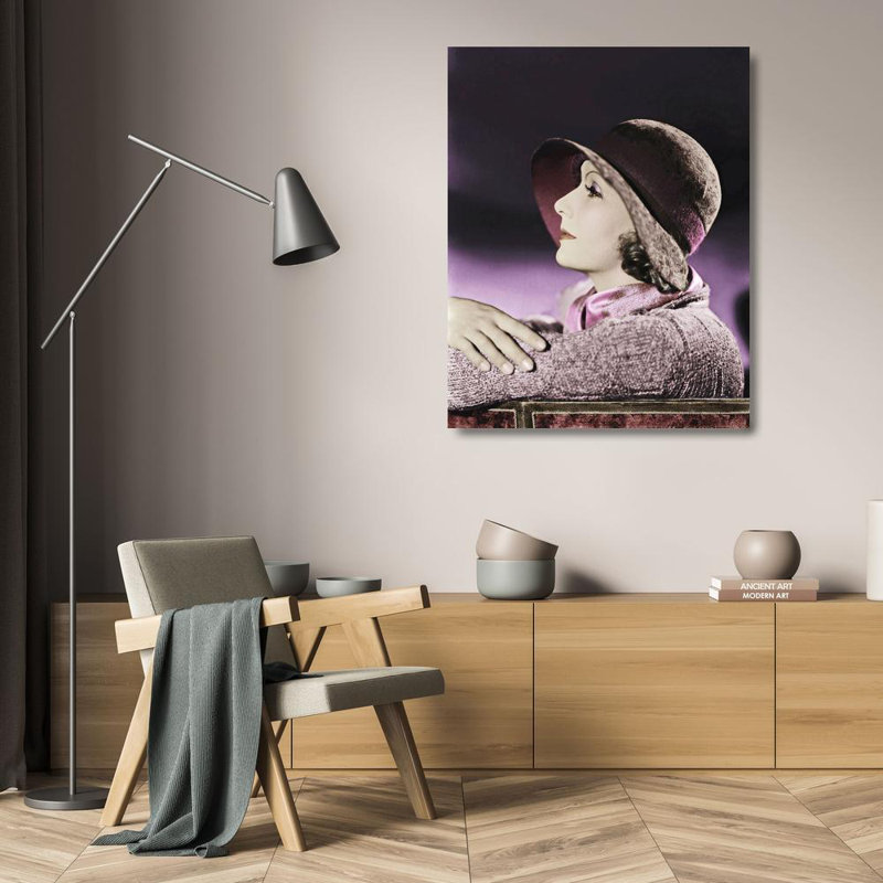 Mercer41 Hollywood, photo d'archives sur toile tendue, Greta Garbo, H 24 po x l 20 po