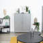 Emmry Steel Rectangle Cabinet Accent Chest