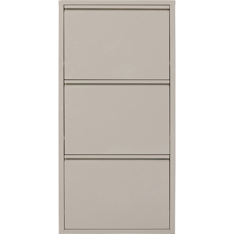 Shoe Container Caruso for 6 Pair of Shoes, Cream