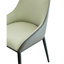 Stylish Modern PU Leather Dining Chair With Durable Metal Legs For Comfortable Dining